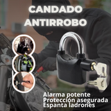 CANDADO CON ALARMA ANTIRROBO