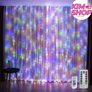 Cortina de luces con USB